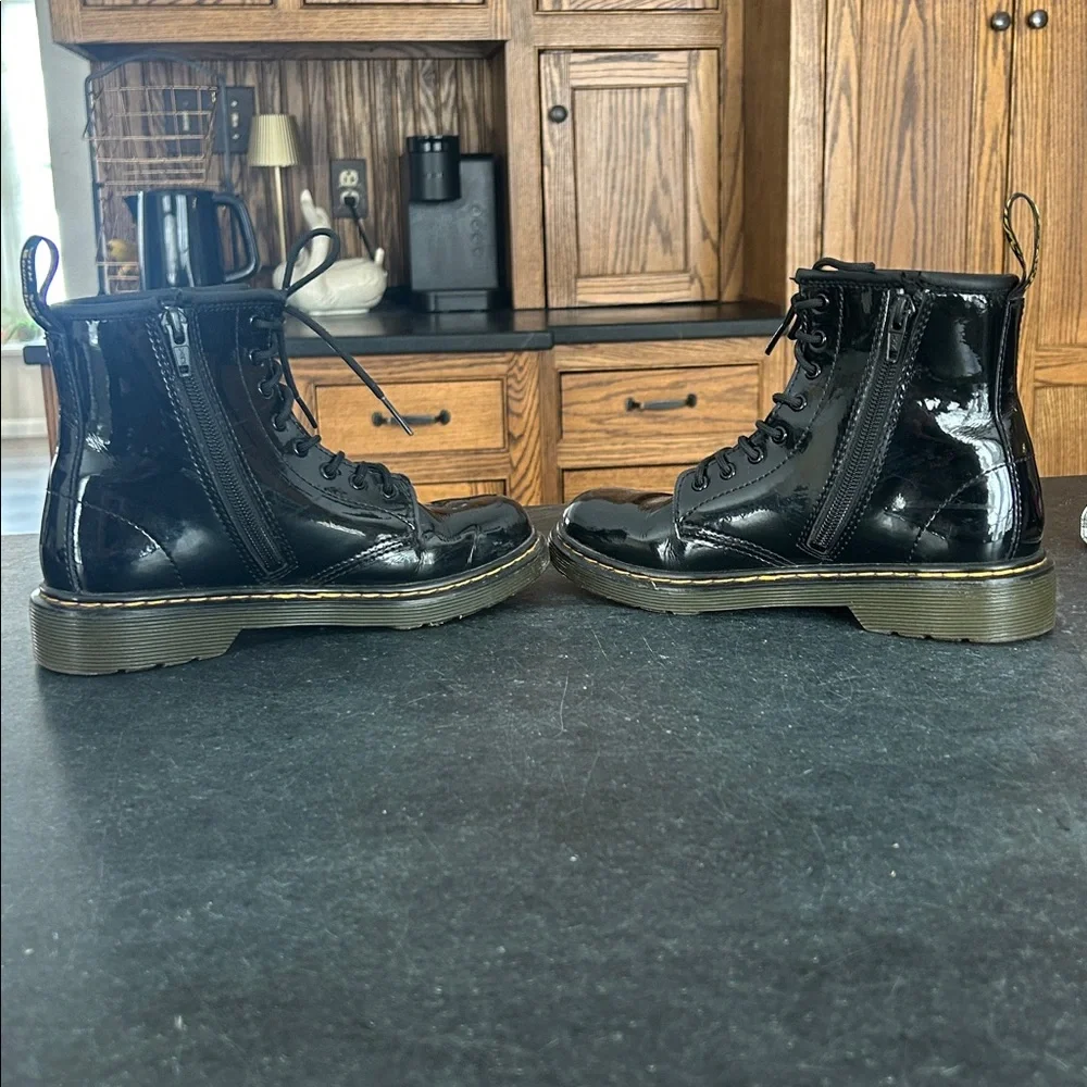Dr Martens 1460‎ Patent Leather Boots Kids Size 3